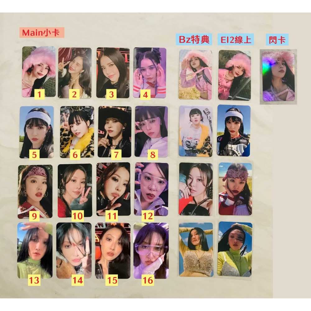 MAMAMOO-MICON-Main、1take小卡、日本特典卡-細節圖2