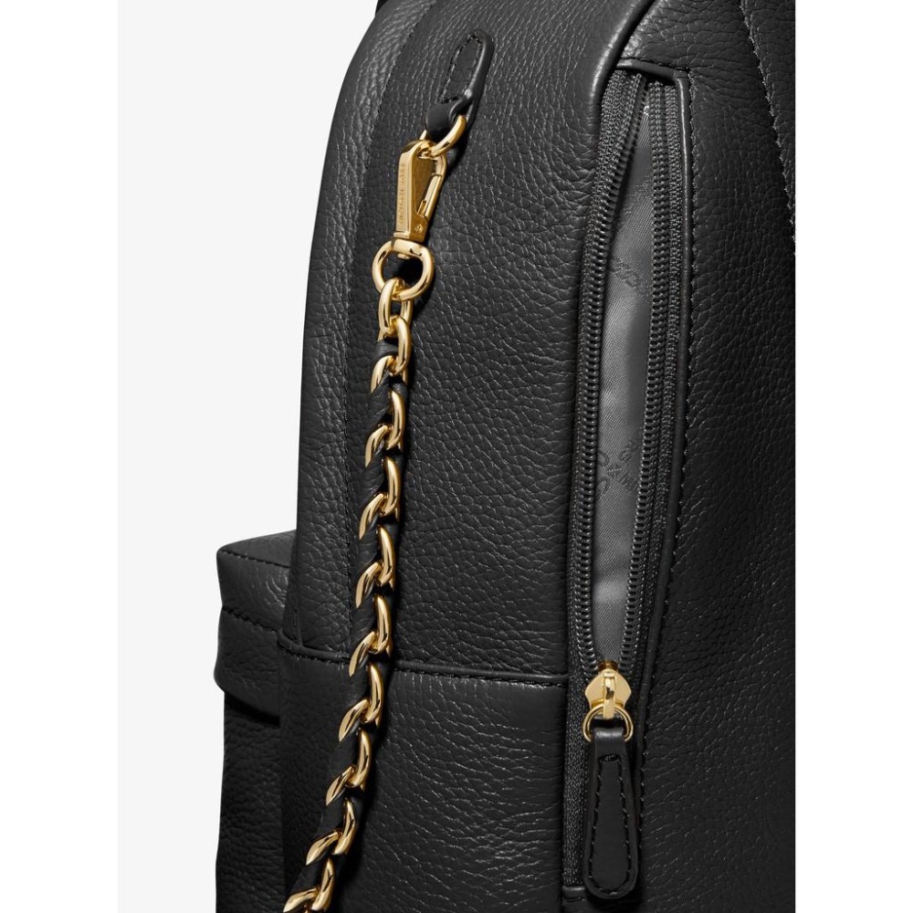 MICHAEL MICHAEL KORS Slater 中號鏈條雙肩包 Pebbled Leather Backpack-細節圖3