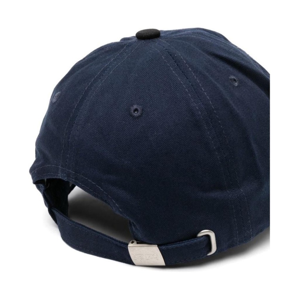 KENZO LOGO刺繡棒球帽 海軍藍 LOGO EMBROIDERED NAVY BLUE BASEBALL CAP-細節圖2
