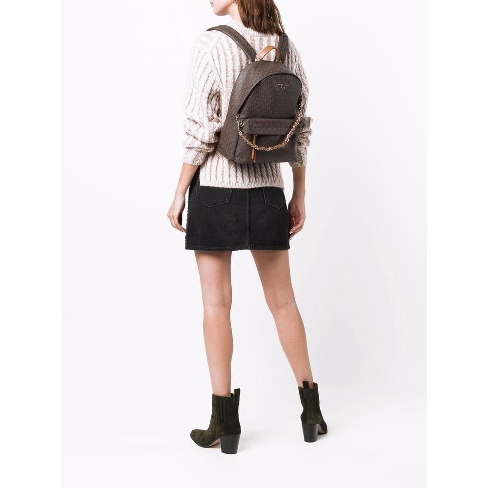 MICHAEL KORS Slater經典logo印花雙肩後背包中號 Monogram-Logo Backpack md-細節圖7