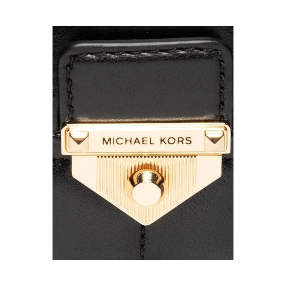MICHAEL KORS 絎縫皮質單肩鏈帶手提包 Logo-Engraved Quilted Shoulder Bag-細節圖2