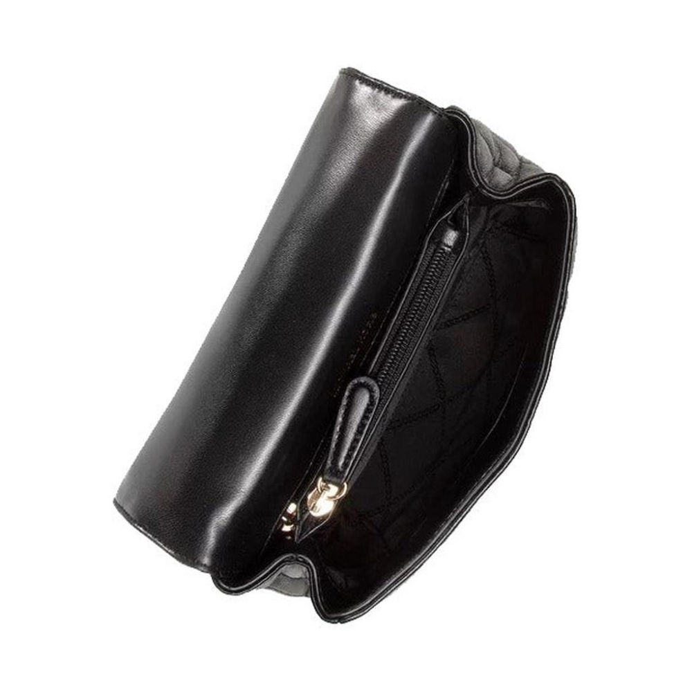 MICHAEL KORS 絎縫皮質單肩鏈帶手提包 Logo-Engraved Quilted Shoulder Bag-細節圖5