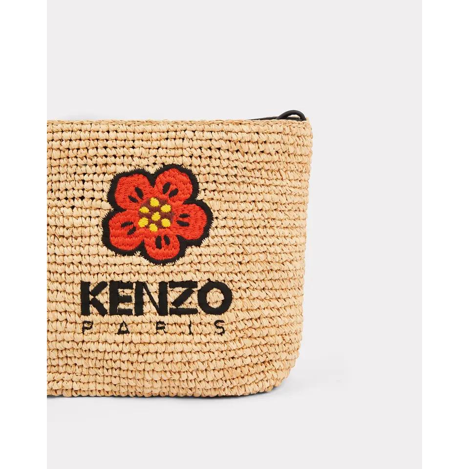 KENZO BOKE FLOWER 迷你草編斜挎水桶包 BOKE FLOWER BUCKET CROSSBODY BAG-細節圖5