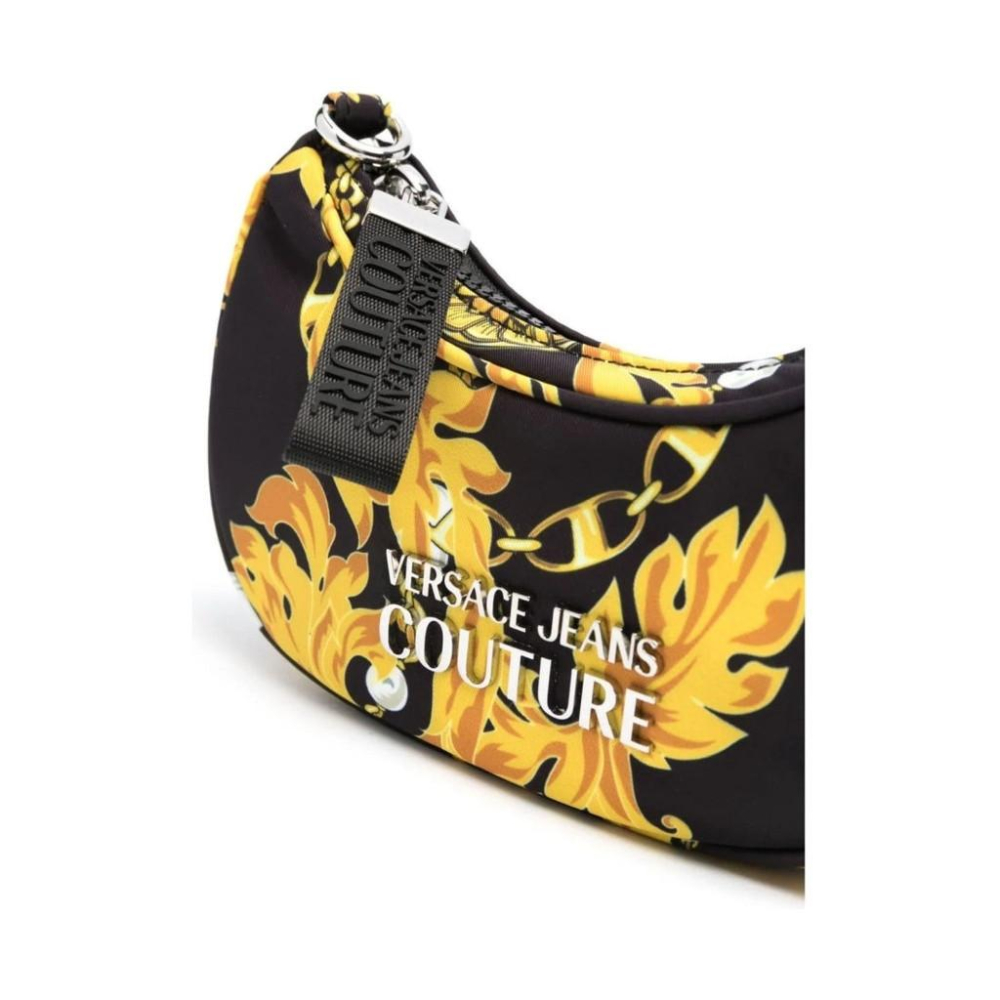 VERSACE JEANS COUTURE SPORTY LOGO HOBO BAG WOMENS-細節圖4