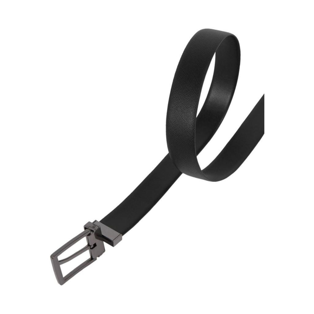 TOMMY HILFIGER BUSINESS 3.5 MAN BELT BLACK MENS-細節圖2