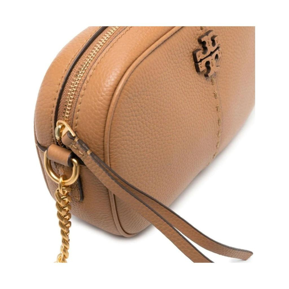 TORY BURCH MCGRAW CAMERA BAG BROWN WOMENS-細節圖3