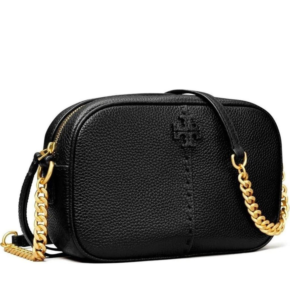 TORY BURCH MCGRAW CAMERA BAG BLACK WOMENS-細節圖2