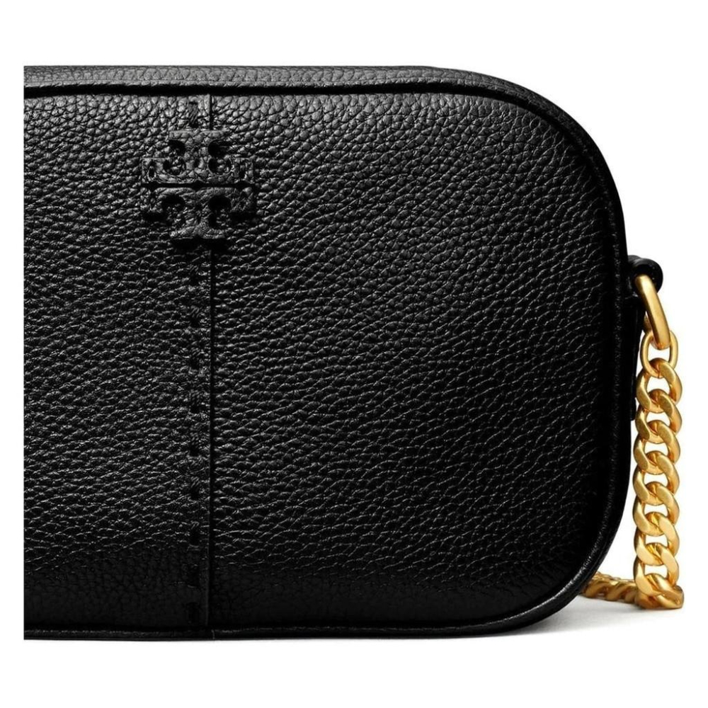TORY BURCH MCGRAW CAMERA BAG BLACK WOMENS-細節圖3