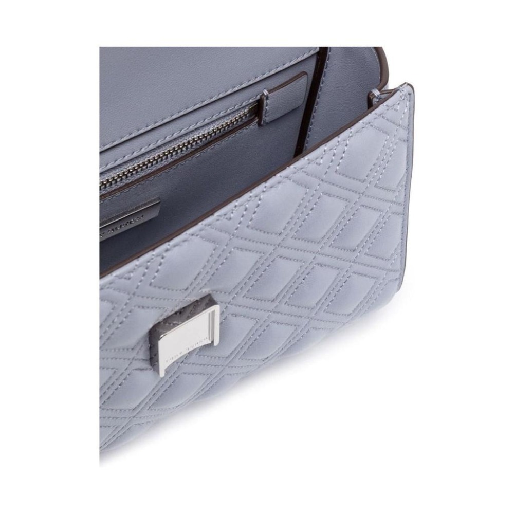 TORY BURCH FLEMING SMALL SHOULDER BAG BLUE WOMENS-細節圖2