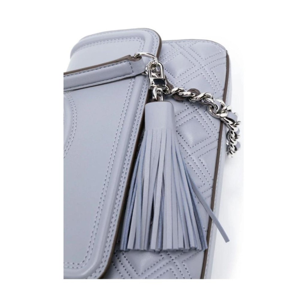 TORY BURCH FLEMING SMALL SHOULDER BAG BLUE WOMENS-細節圖3