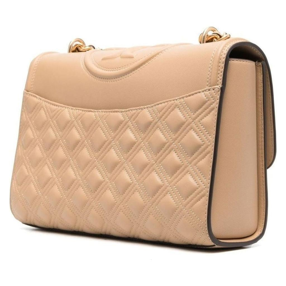 TORY BURCH FLEMING SHOULDER BAG BEIGE WOMENS-細節圖2