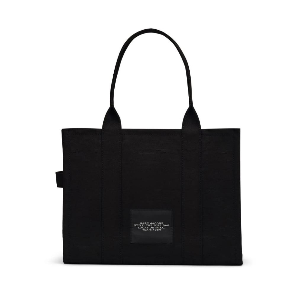 MARC JACOBS THE TOTE BAG 棉質大號黑色 THE CANVAS LARGE TOTE BAG-細節圖7