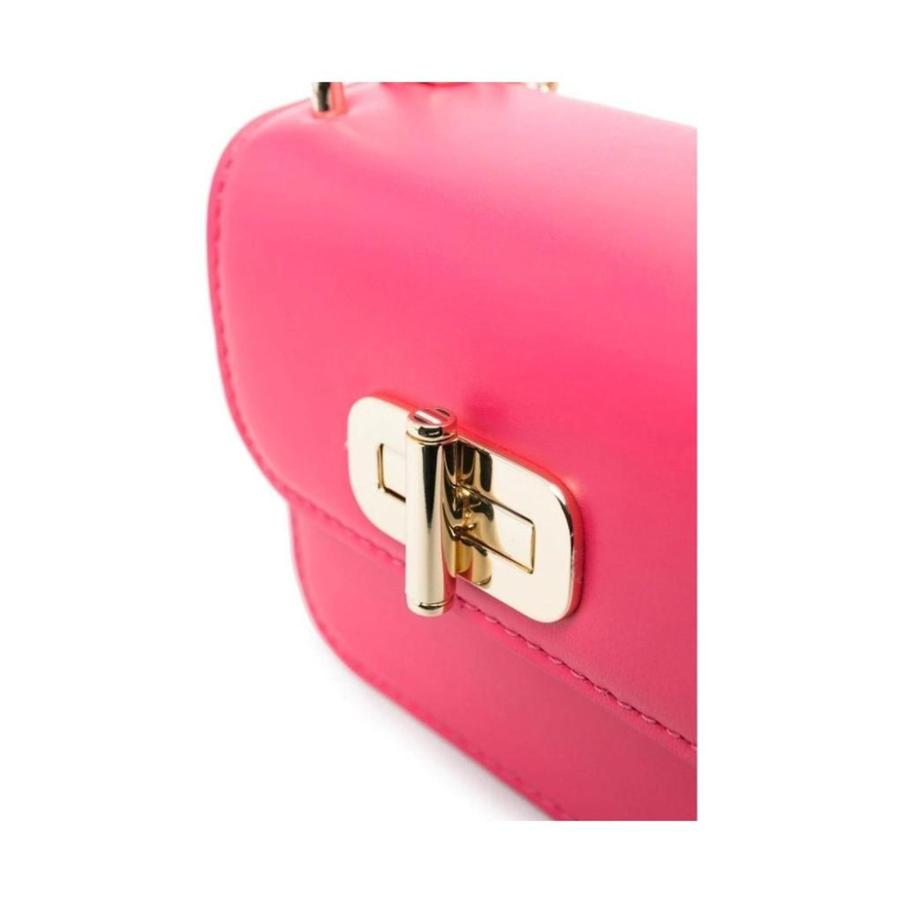 TOMMY HILFIGER MICRO TURNLOCK CROSSBODY BAG PINK WOMENS-細節圖3