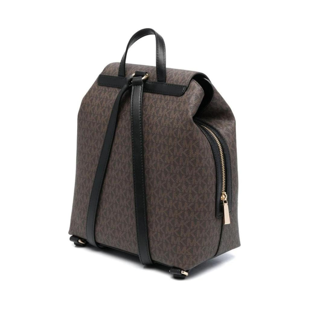 MICHAEL KORS MD BACKPACK BROWN BLK WOMENS-細節圖2