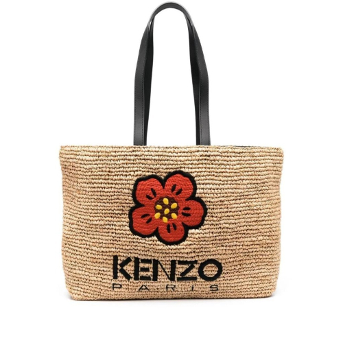 KENZO BOKE FLOWER 草編托特包手提袋 BOKE FLOWER STRAW TOTE BAG WOMENS