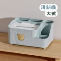 【星辰小物 抖音爆款】小紅書同款 小熊桌面紙巾盒 面紙收納盒 面紙盒 衛生紙盒 紙巾盒 文具收納 廁所 Tissue-規格圖9