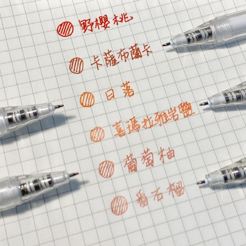 【星辰小物 抖音爆款】小紅書同款 (限量) 彩虹原子筆 原子筆 文具 學生必備 辦公必備 日系簡約感 清純風-細節圖3