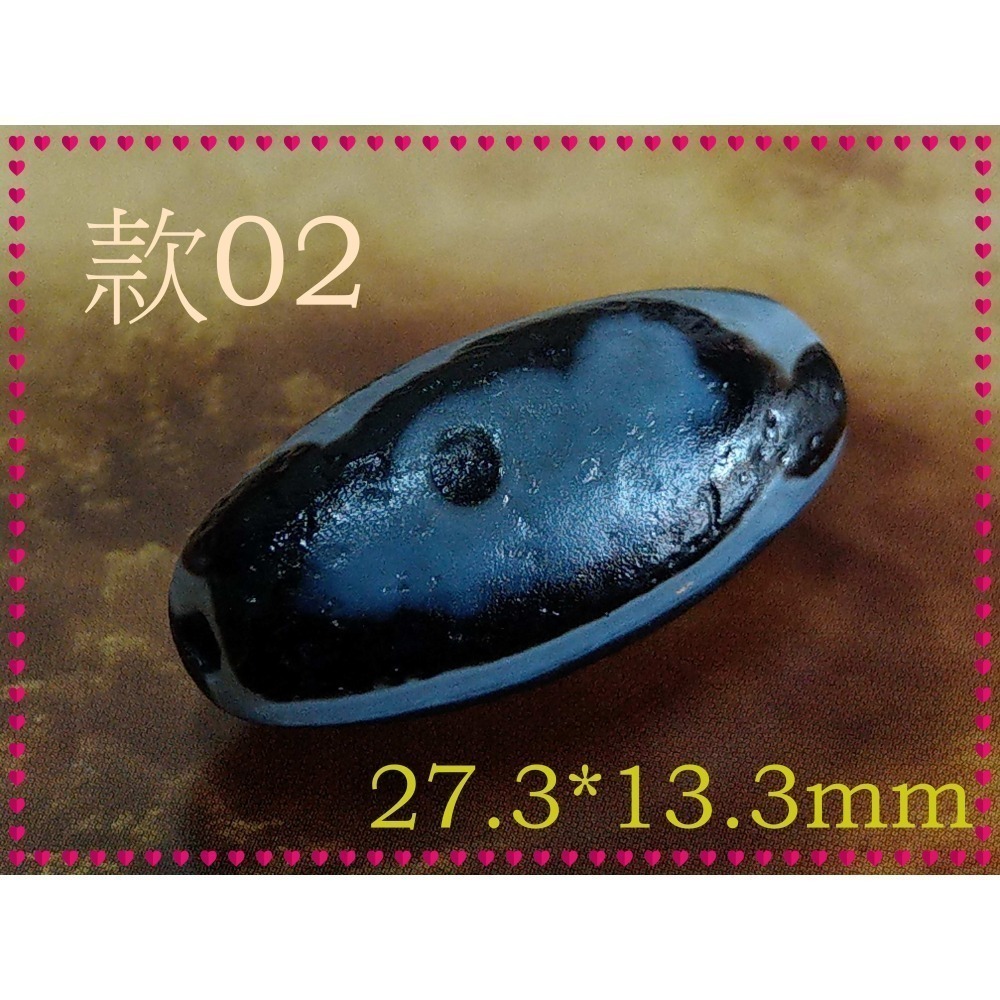 【家蓁香】精選 純天然纏絲瑪瑙 黑色天眼珠 單珠 男女款-細節圖4