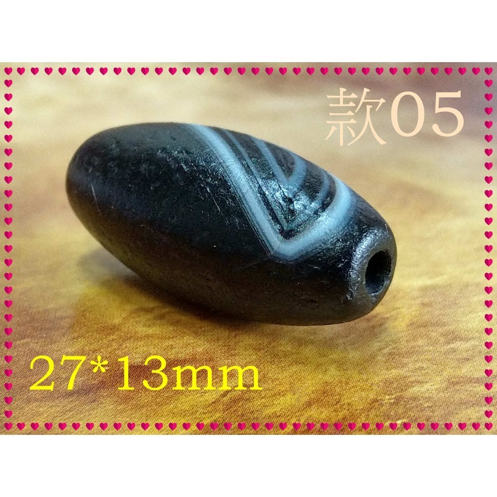 【家蓁香】精選 純天然纏絲瑪瑙 黑色天眼珠 單珠 男女款-細節圖6