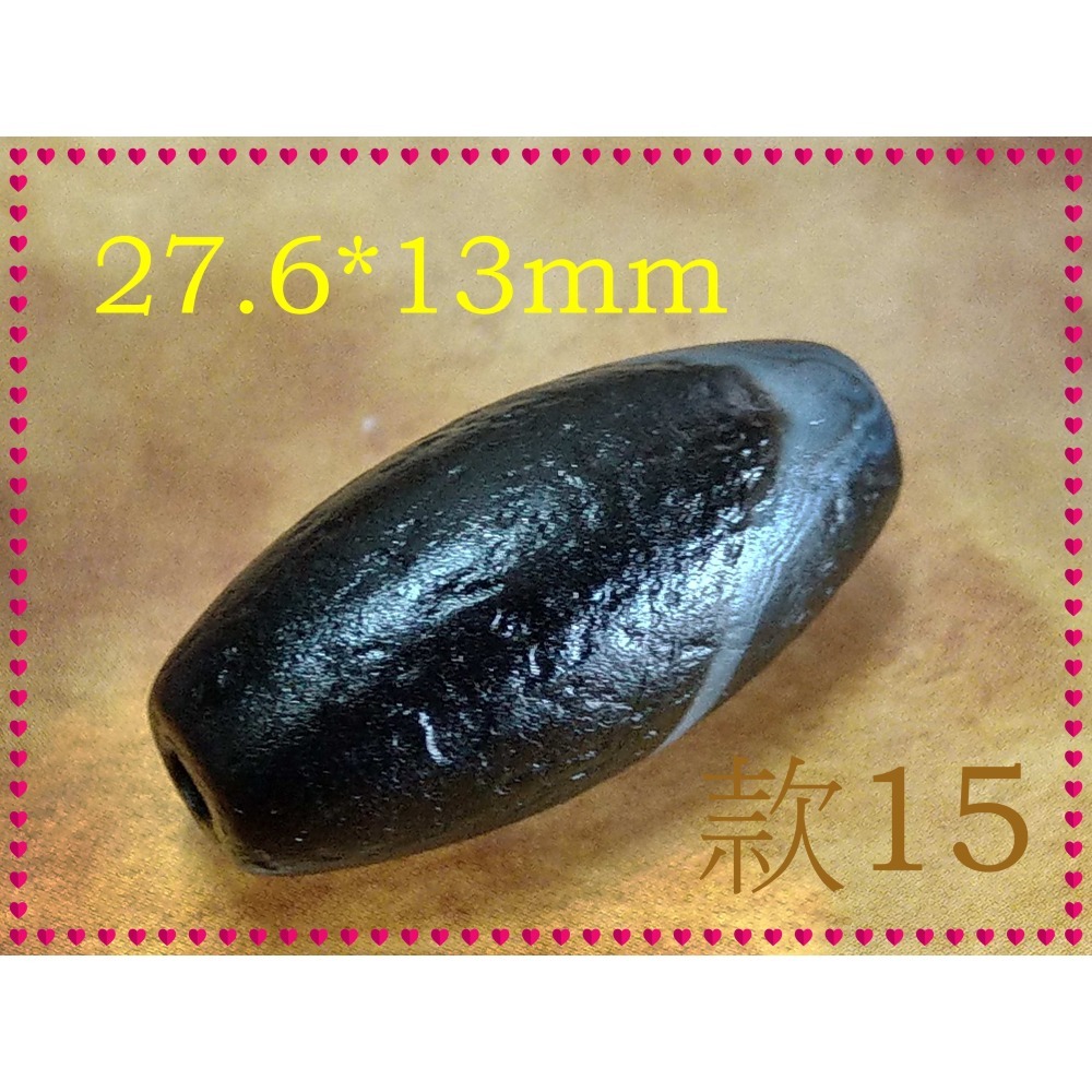 【家蓁香】精選 純天然纏絲瑪瑙 黑色天眼珠 單珠 男女款-細節圖8