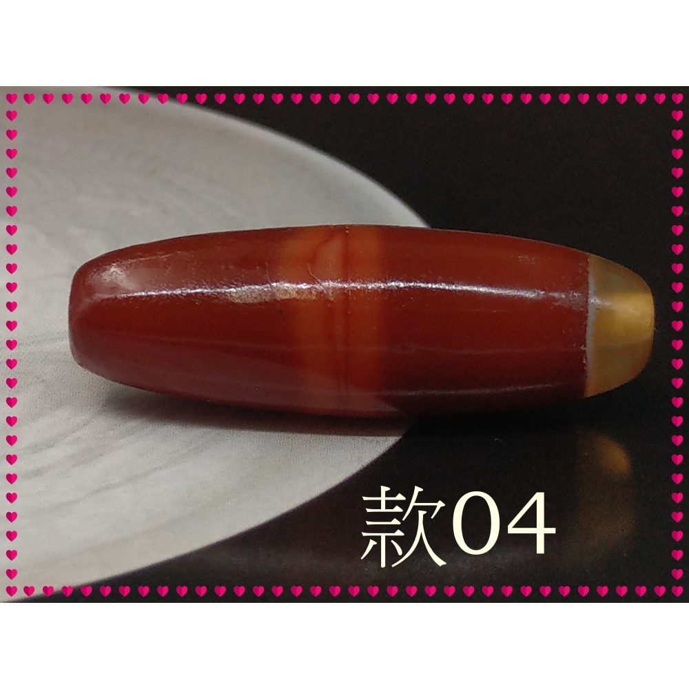 【家蓁香】特選精品 纏絲瑪瑙老料 風化紋清晰  38*13mm勒子 男女款項鏈 (A-1-款04)-細節圖3