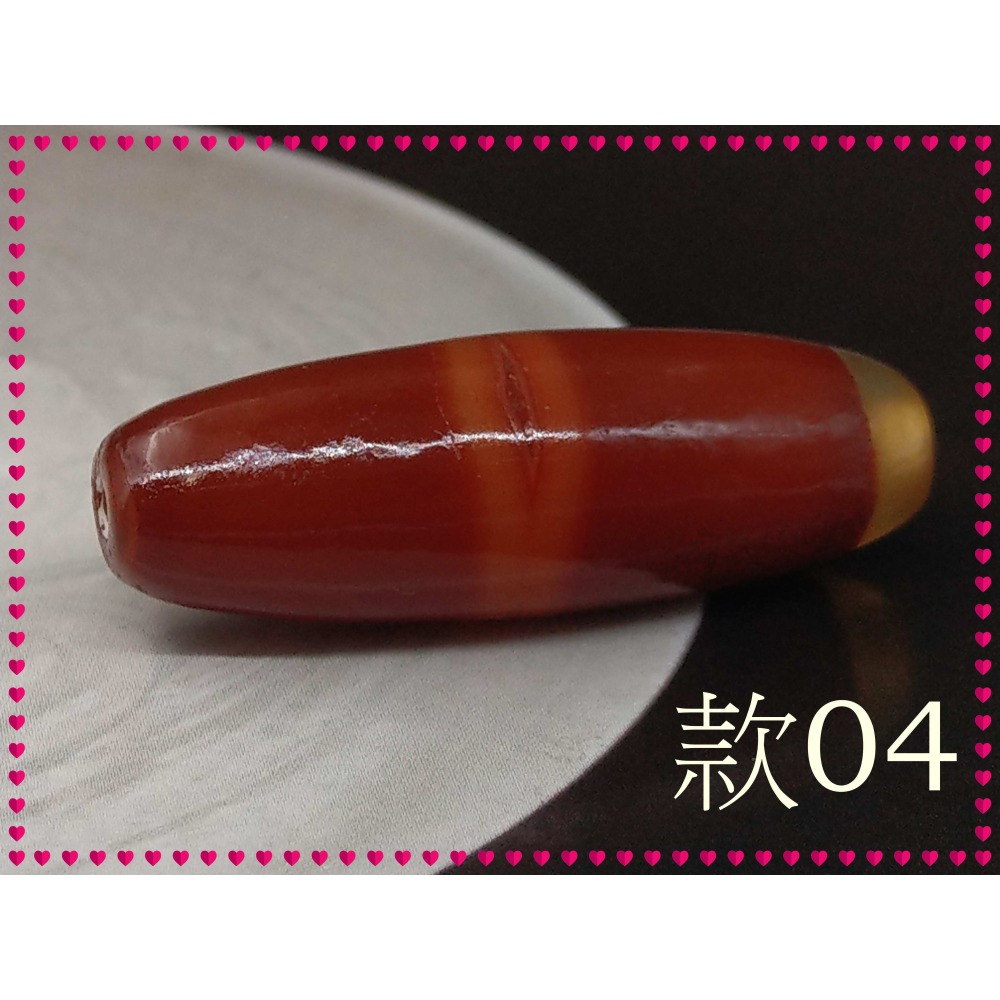 【家蓁香】特選精品 纏絲瑪瑙老料 風化紋清晰  38*13mm勒子 男女款項鏈 (A-1-款04)-細節圖4