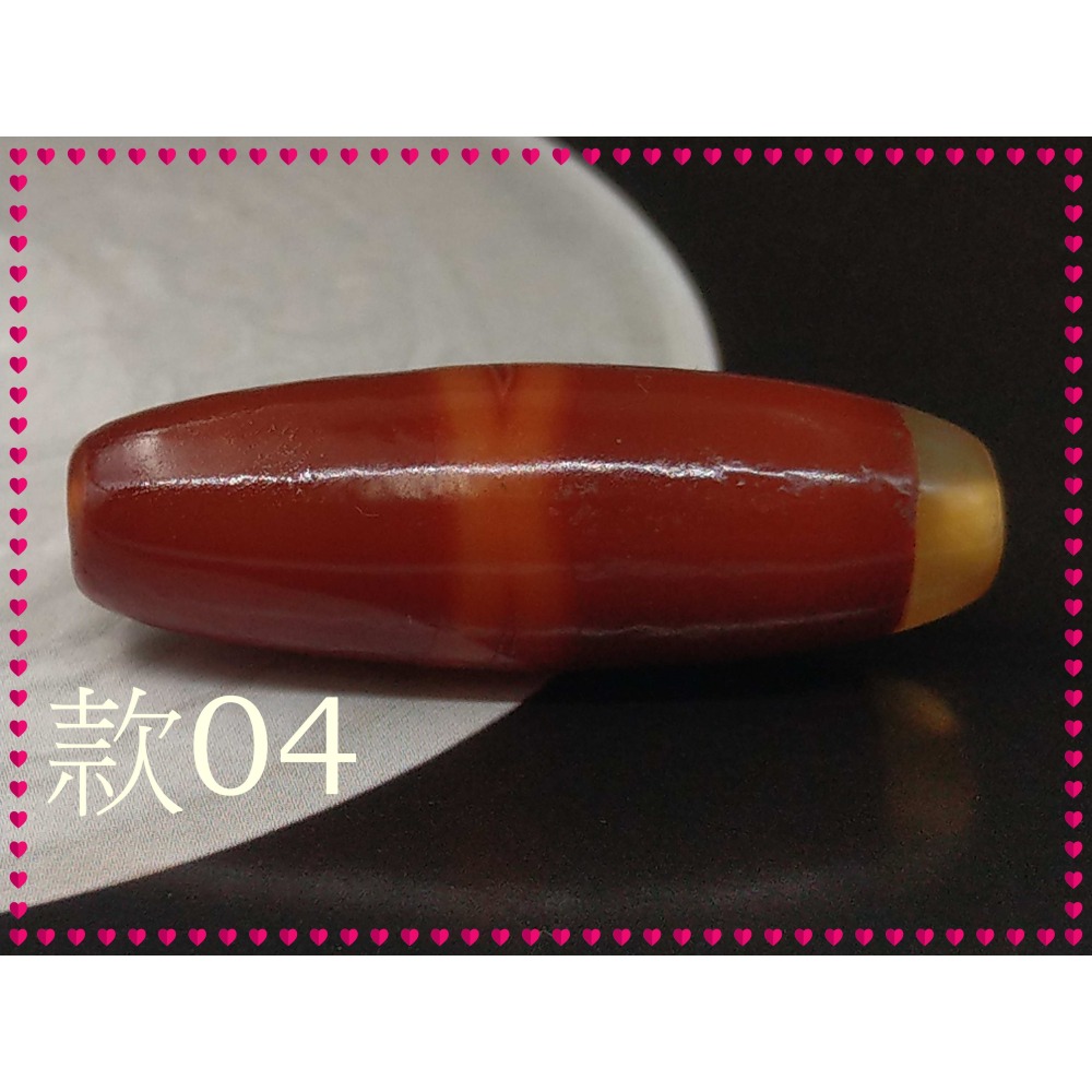 【家蓁香】特選精品 纏絲瑪瑙老料 風化紋清晰  38*13mm勒子 男女款項鏈 (A-1-款04)-細節圖5