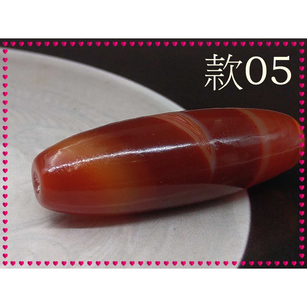 【家蓁香】特選精品 纏絲瑪瑙老料 風化紋清晰  38*13mm勒子 男女款項鏈 (A-1-款05)-細節圖3