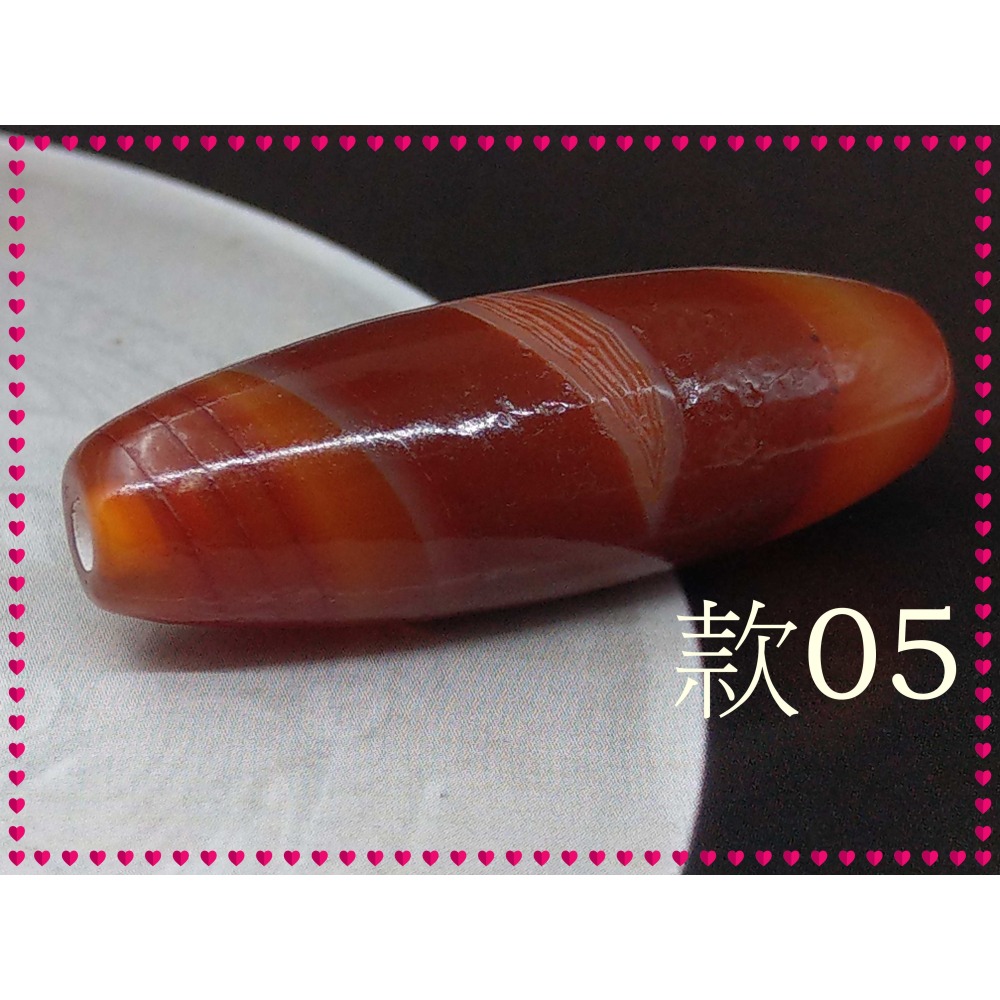 【家蓁香】特選精品 纏絲瑪瑙老料 風化紋清晰  38*13mm勒子 男女款項鏈 (A-1-款05)-細節圖4