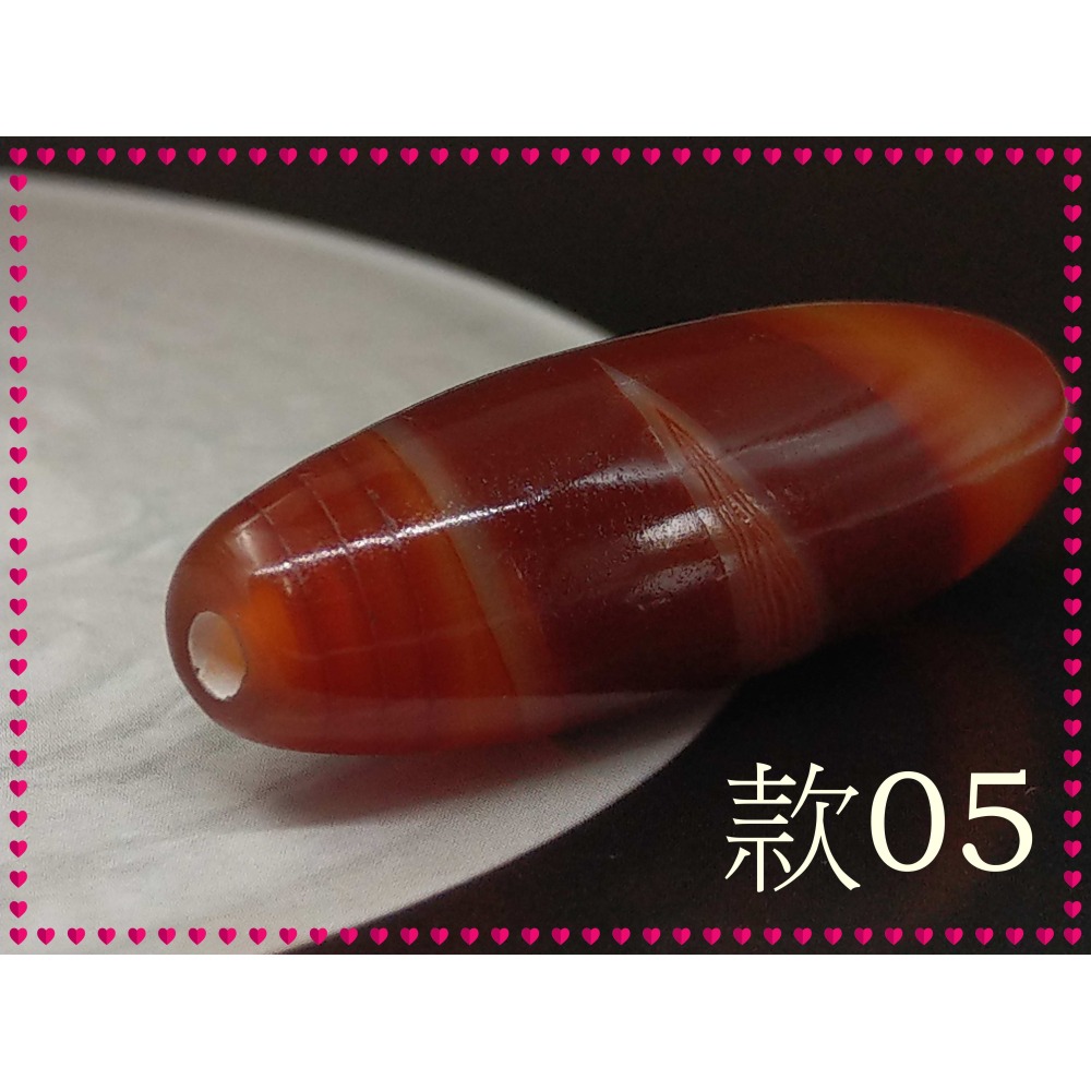 【家蓁香】特選精品 纏絲瑪瑙老料 風化紋清晰  38*13mm勒子 男女款項鏈 (A-1-款05)-細節圖6