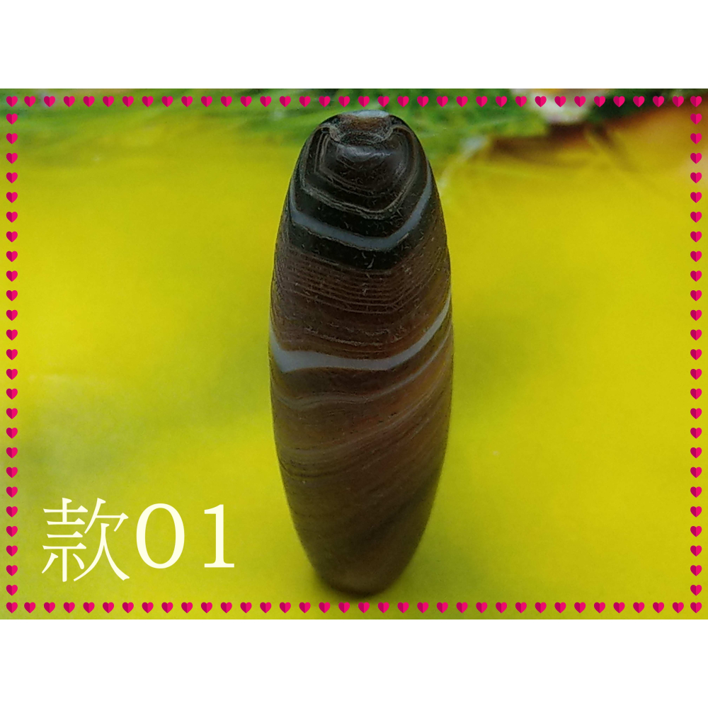 【家蓁香】特選精品 纏絲瑪瑙老料 風化紋清晰  38*13mm勒子 男女款項鏈 (A-2-款01)-細節圖6