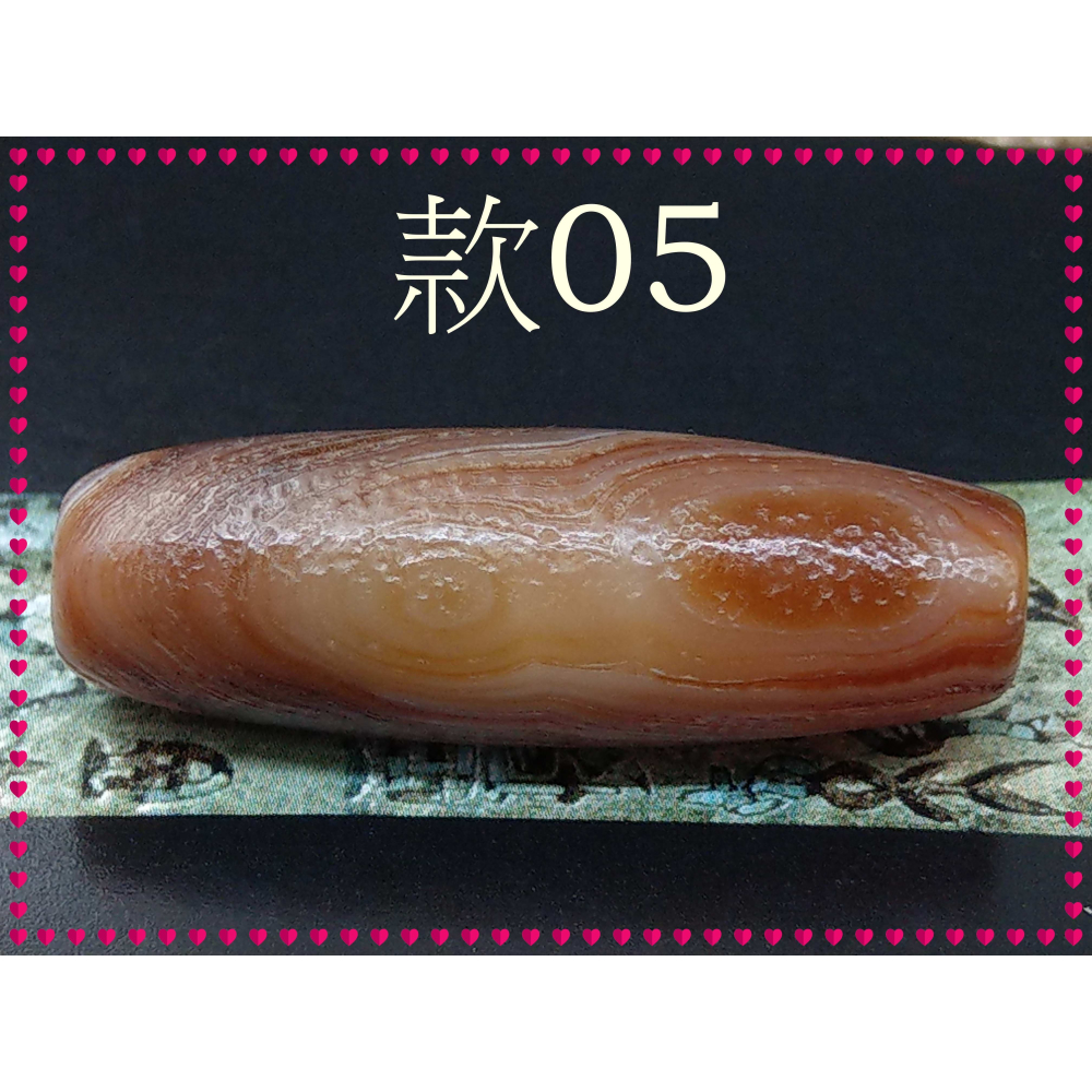 【家蓁香】特選精品 纏絲瑪瑙老料 風化紋清晰  38*13mm勒子 男女款項鏈 (A-2-款05)-細節圖3