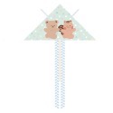 Roromom 韓國ins 兒童風箏 兒童玩具 風箏 造型風箏 草原風箏 卡通風箏 微風易飛 初學者風箏-規格圖8