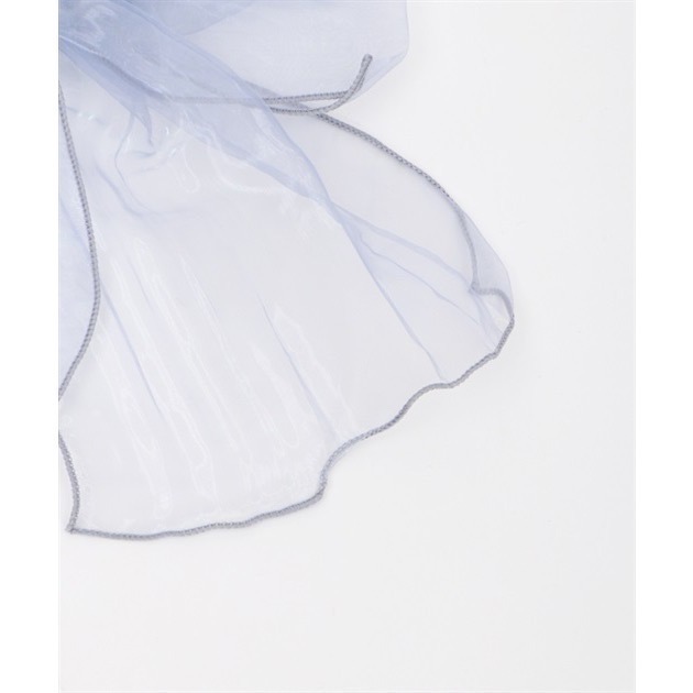 🌟 【現貨】axes femme 透光藍色蝴蝶結髮圈 正品 日牌 髮束 髮飾 髮圈 日本品牌 日貨 藍 粉藍 綁頭髮-細節圖5