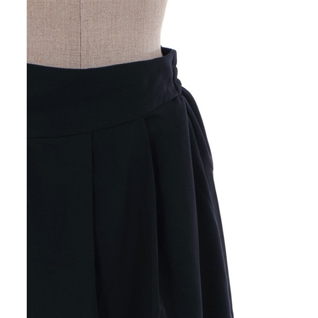 🌟【現貨】axes femme 不對稱雙色格紋長裙 深藍 正品 日牌 日貨 日本品牌 代購-細節圖5