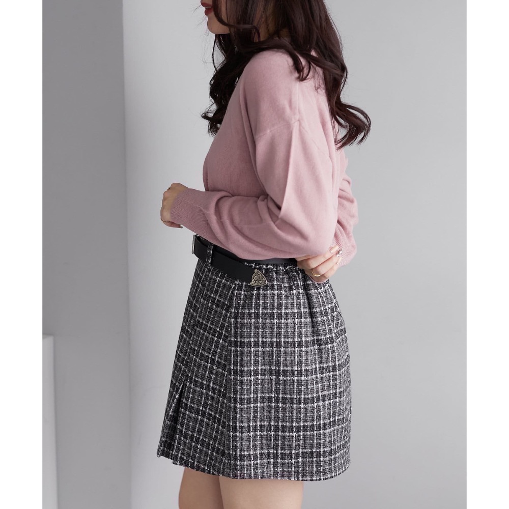 🌟 【現貨】 OLIVE des OLIVE V領仿羊毛套頭針織上衣 正品 多色 日牌 日貨 代購 上衣 針織 長袖-細節圖6