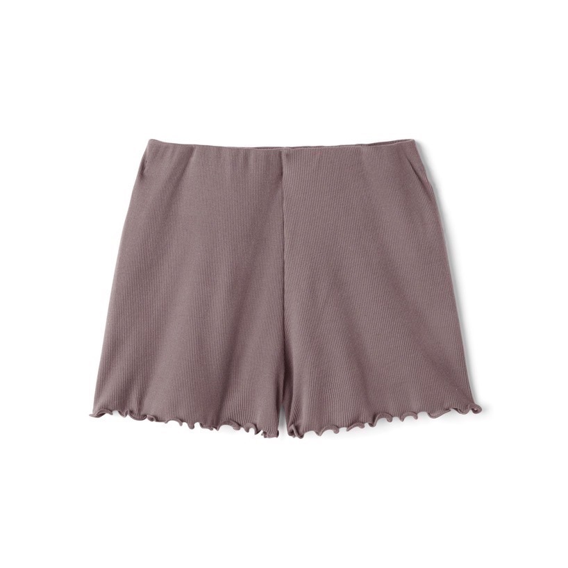 🌟【現貨】GRL 卷卷木耳邊安全褲 ＭＬ 多色 全新 正品 日牌 日貨 日本品牌 代購 安全褲 內搭褲 居家褲-細節圖6