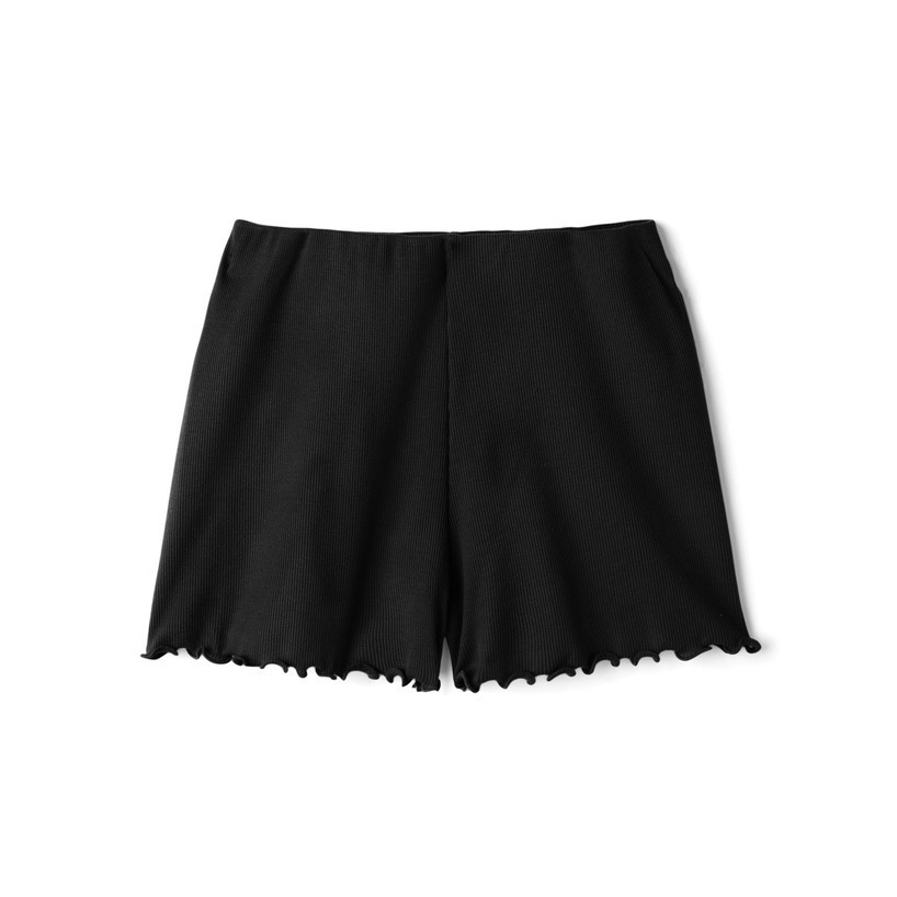 🌟【現貨】GRL 卷卷木耳邊安全褲 ＭＬ 多色 全新 正品 日牌 日貨 日本品牌 代購 安全褲 內搭褲 居家褲-規格圖8