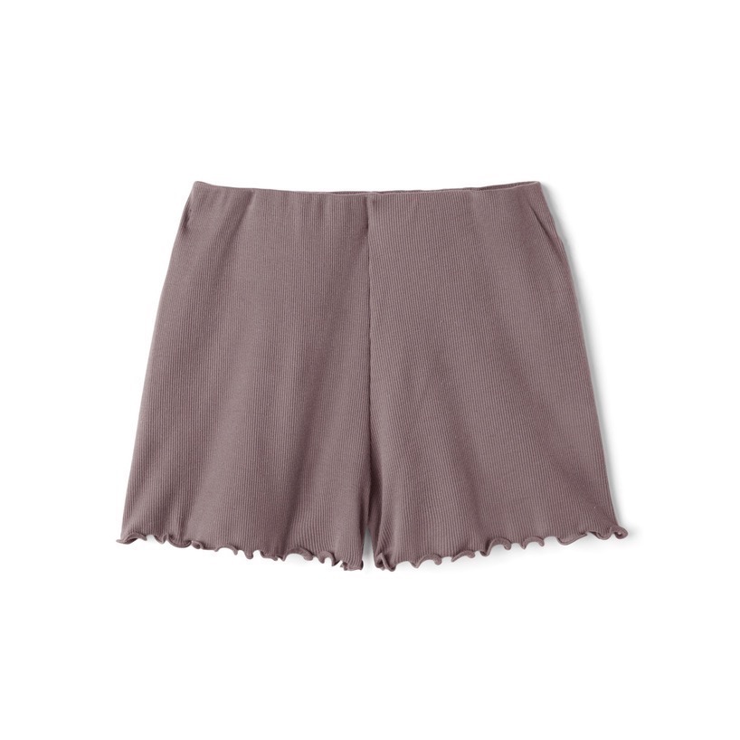 🌟【現貨】GRL 卷卷木耳邊安全褲 ＭＬ 多色 全新 正品 日牌 日貨 日本品牌 代購 安全褲 內搭褲 居家褲-規格圖8