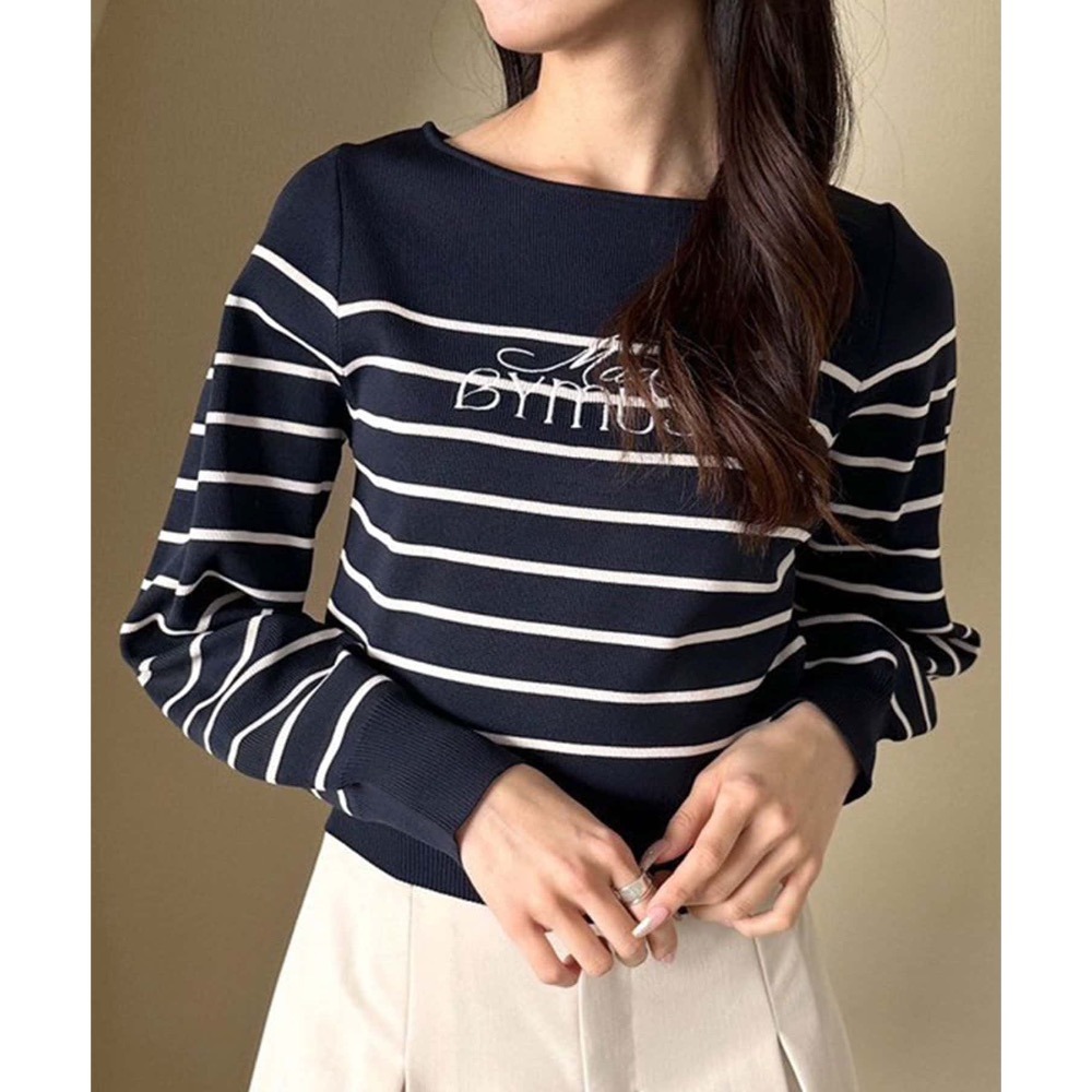 🌟【現貨】 OLIVE des OLIVE  LOGO刺繡針織上衣 正品 兩色 日牌 代購 日貨 上衣-細節圖7