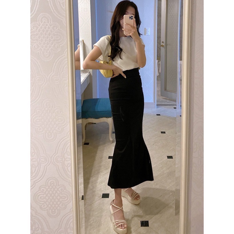 🌟【現貨】 GRL 純棉後蝴蝶結法式袖圓弧下擺T恤 多色 全新 正品 日牌 日貨 代購 上衣 蝴蝶結 法式袖 T恤-細節圖2