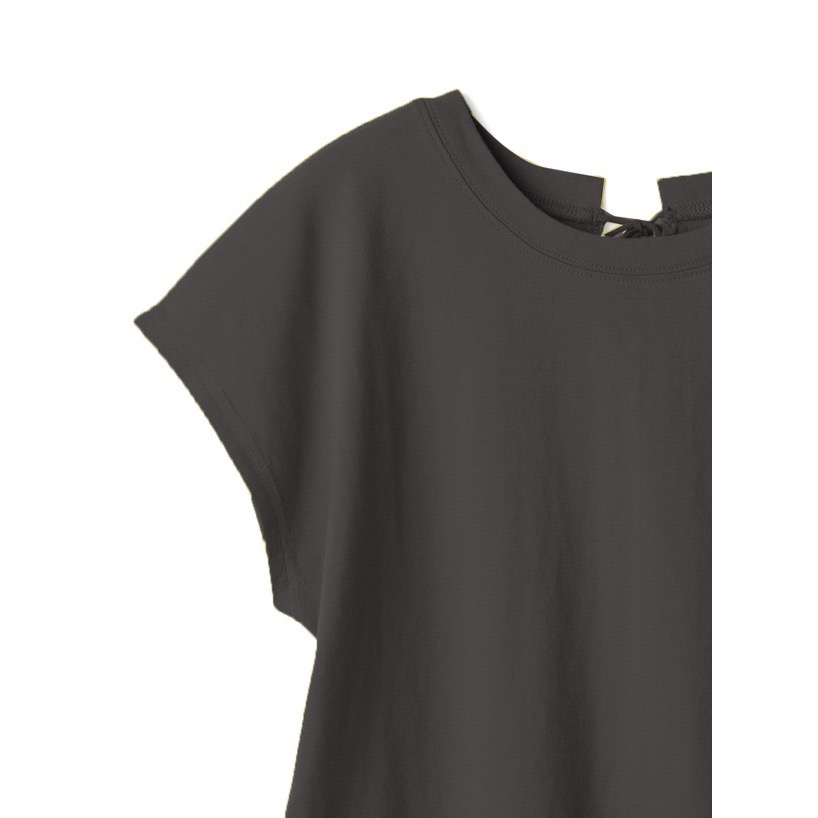 🌟【現貨】 GRL 純棉後蝴蝶結法式袖圓弧下擺T恤 多色 全新 正品 日牌 日貨 代購 上衣 蝴蝶結 法式袖 T恤-細節圖7