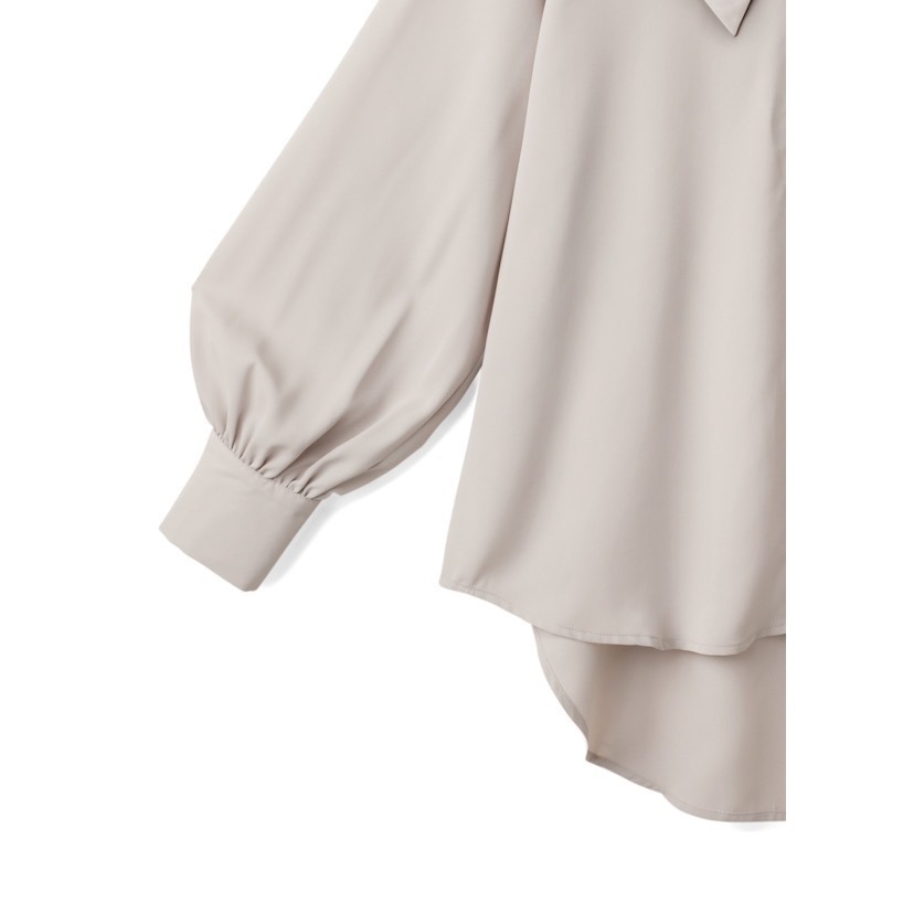 🌟【現貨】GRL 大翻領前後差圓領襯衫 F 全新正品 日牌 日貨 日本品牌 代購 襯衫 上衣 大翻領-細節圖8