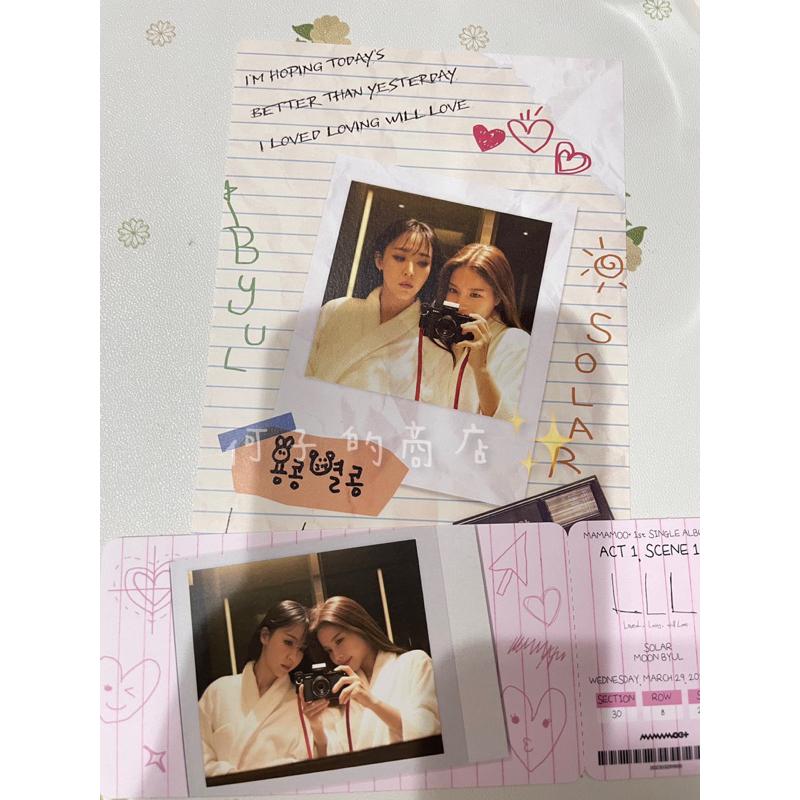 ✨MAMAMOO+ ACT1,SCENE1票卡、明信片、摺疊海報-細節圖2