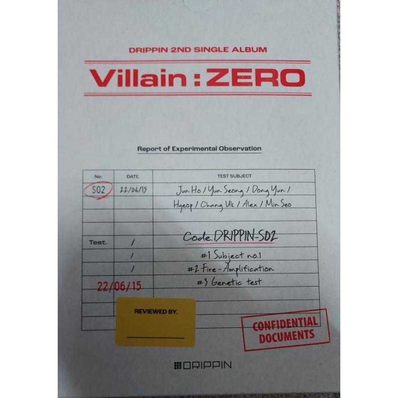 drippin villain zero hello goodbye單曲 專輯 cd-細節圖2