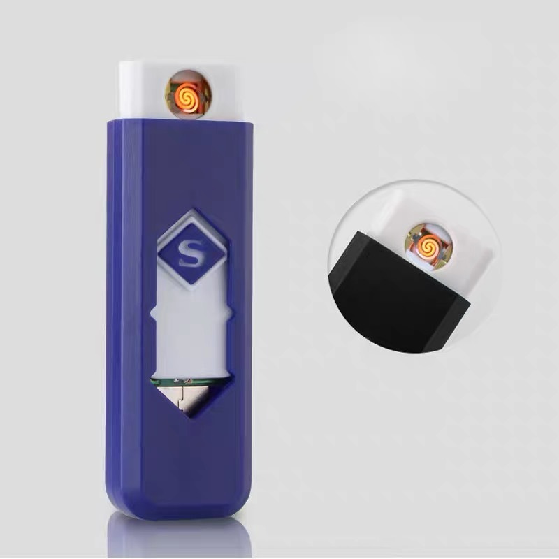 電子點煙器 電子打火機 USB充電打火機 防風打火機 無火打火機 環保點煙器 USB直插充電式 電子點菸器-細節圖5