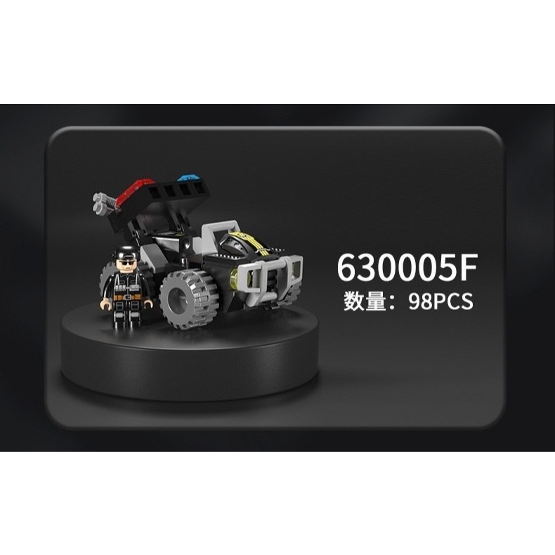 特警貨櫃車 8合1合體積木 坦克 探測艇 防爆車 氣墊船 戰鬥機 武裝車 直升機 火炮車 貨櫃車 微型積木 組裝玩具-細節圖9