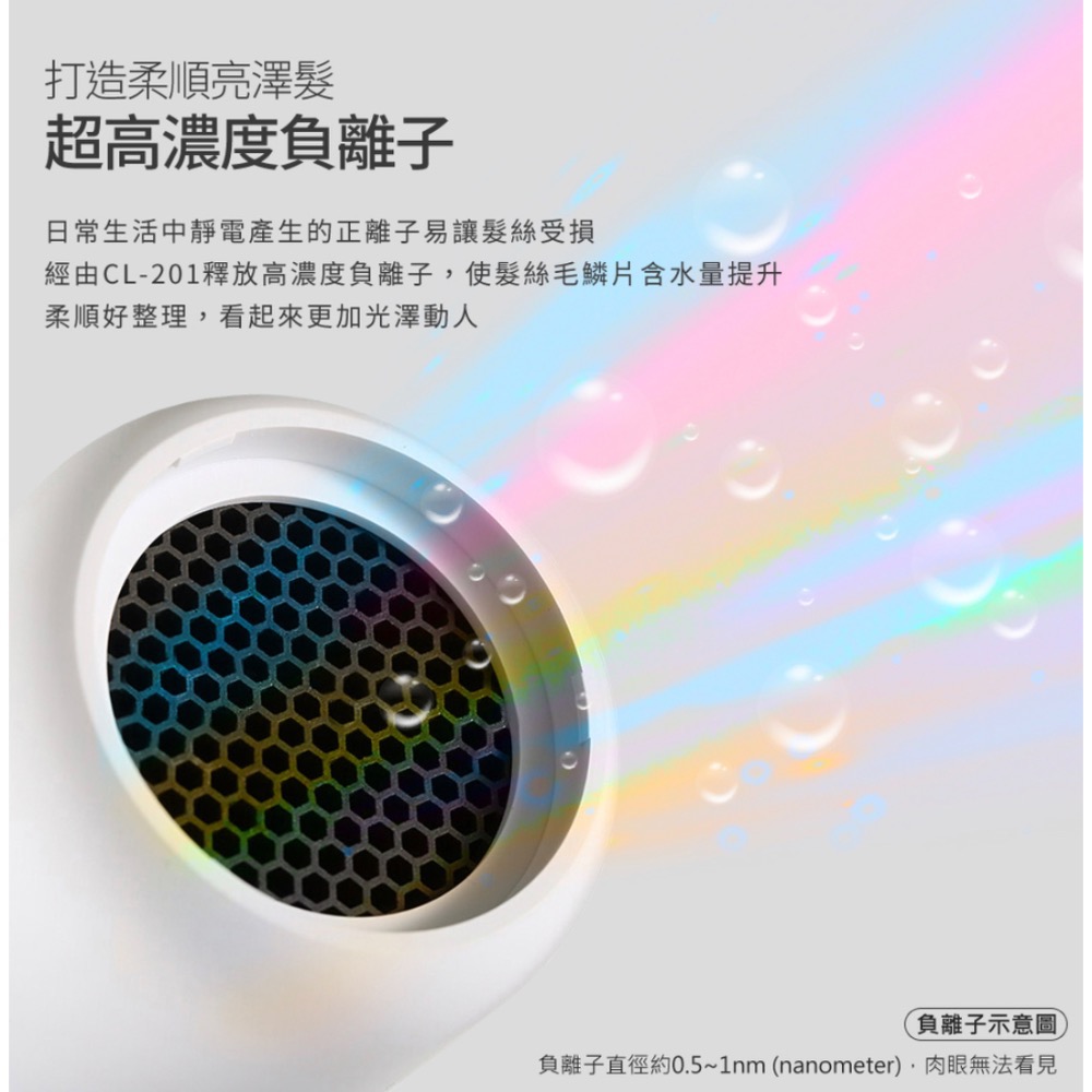 ￼￼SIAU 詩杭 智能恆溫低輻射負離子陶瓷吹風機(沉穩灰 CL-201-DG 附收納袋)-細節圖4