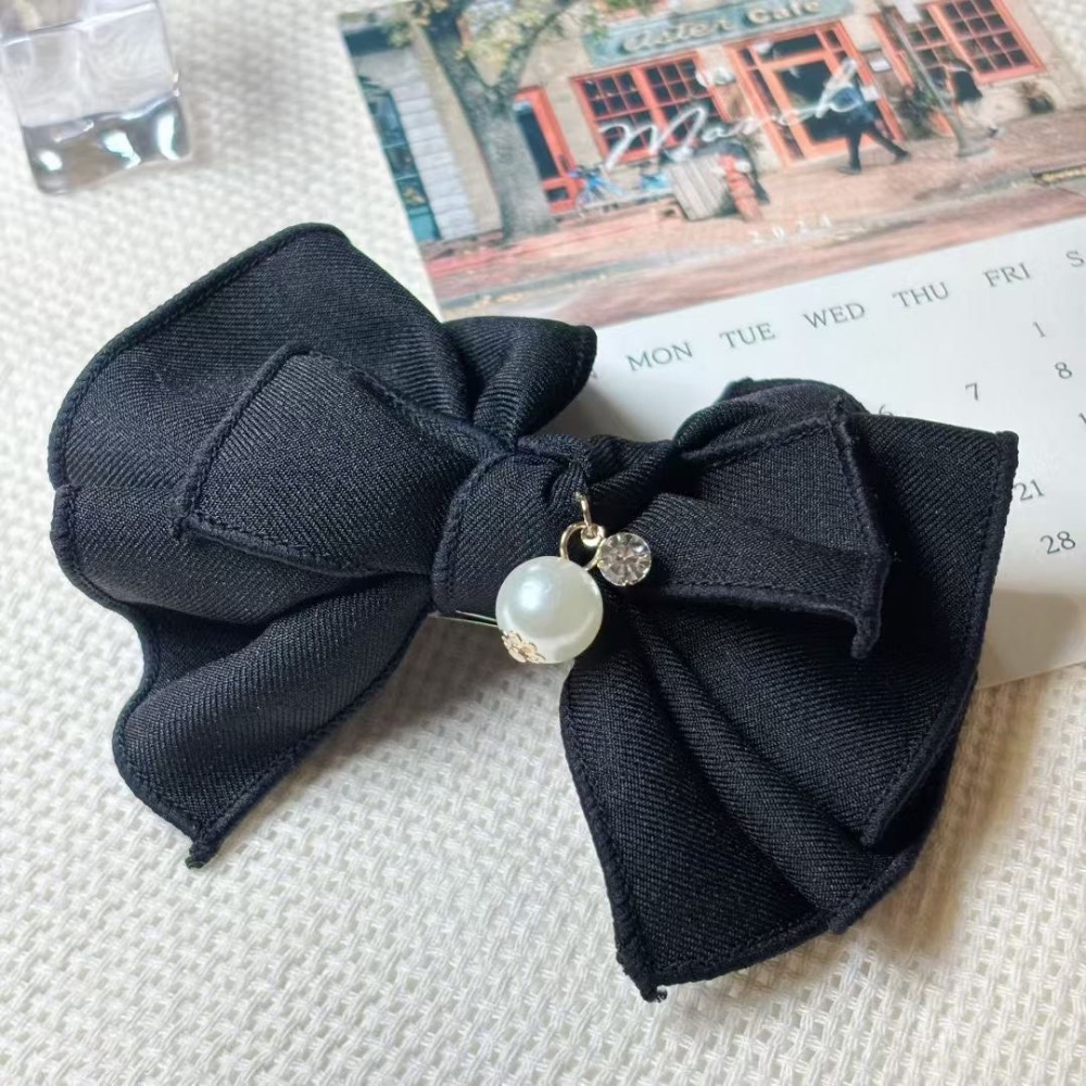 韓國🇰🇷飾品｜小姐姐氣質蝴蝶結髮夾-細節圖2