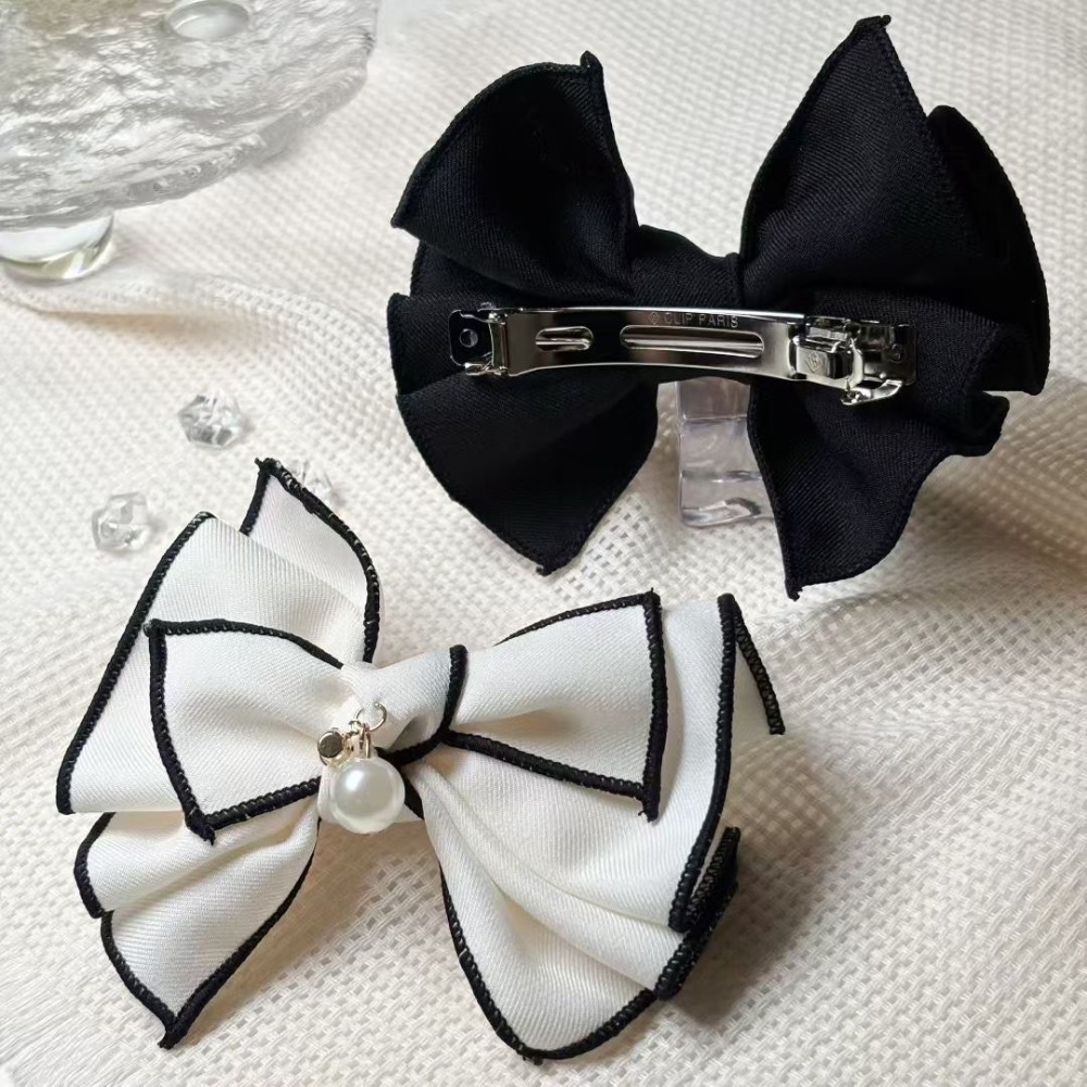 韓國🇰🇷飾品｜小姐姐氣質蝴蝶結髮夾-細節圖4